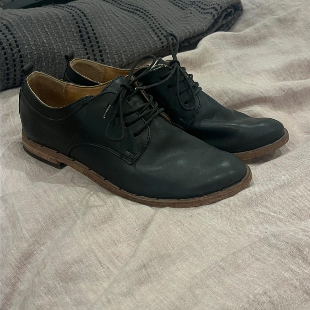 Beek Partridge Derby - Black Leather Women's Oxfords